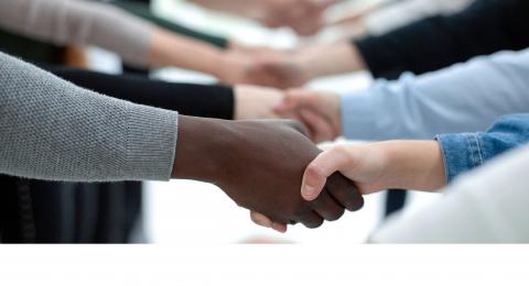 people shaking hands