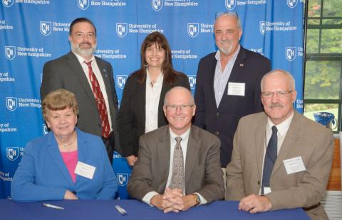 Mou signing in Newbury NH