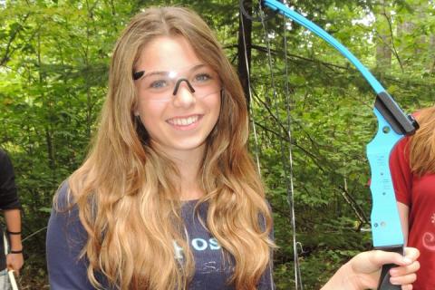 4-H archery class