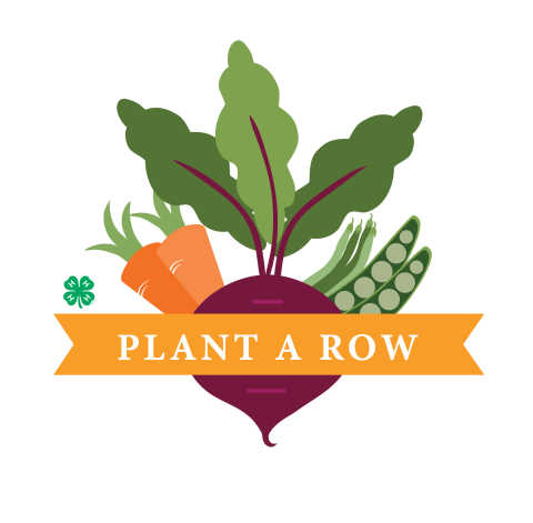 Plant A Row graphic element (vegetables with program label)